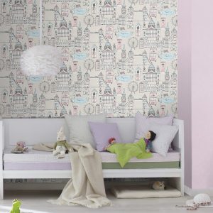 Wallpaper Plain Design Single-Colour Rasch rose 247435 - Image 2