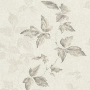Wallpaper floral leaves Rasch Lucera cream 608816