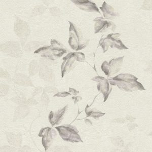 Wallpaper floral leaves Rasch Lucera cream 608823