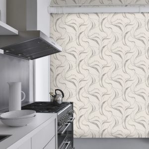 Wallpaper Rasch Blue Velvet tendrils grey gloss 609448 - Image 3