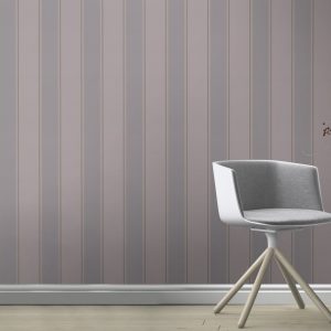 Wallpaper Rasch Blue Velvet stripes lilac silver gloss 609820 - Image 3