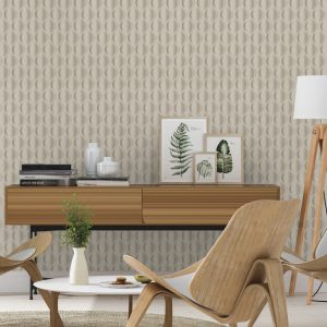 Wallpaper Rasch Deco Style 3D retro beige grey 504552 - Image 3