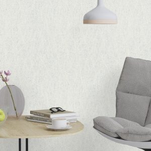 Wallpaper Rasch Deco Style scratch texture white silver gloss 400601 - Image 3