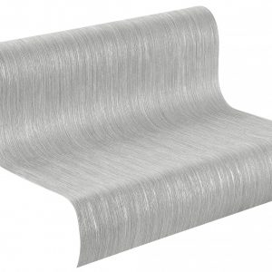 Alternative view of Wallpaper Rasch Deco Style mottled silver grey 783681
