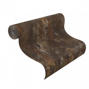 Alternative view of Wallpaper Rasch Deco Style patina anthracite gloss 418224