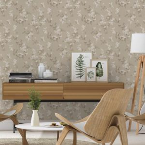 Wallpaper Rasch Emilia blossom silver beige Metallic 501520 - Image 3