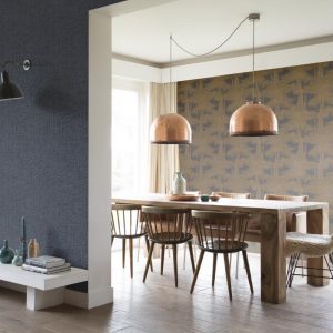 Wallpaper Rasch Passepartout crease dark blue 605563 - تصویر 3