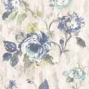 Wallpaper Rasch Textil floral abstract colourful 228501