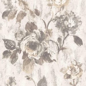 Wallpaper Rasch Textil floral abstract white 228525