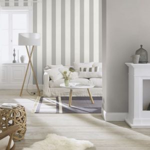 Non-woven wallpaper textured Rasch Prego grey 700350 - Image 3