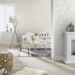 Non-woven wallpaper textured Rasch Prego grey 700343 - Image 3